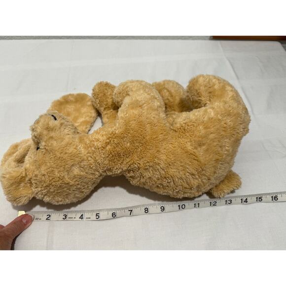 Vintage GUND Golden Retriever Stuffed Plush Animal Weighted Floppy 14" Lovey - Picture 2 of 8